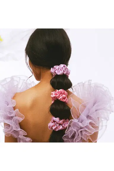 slip Large Scrunchies Set Of 3 | Thumbnail 4 slip Large Scrunchies Set Of 3 | Thumbnail 4