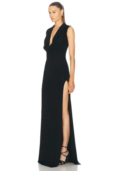 Sid Neigum Back Cutout Cowl Dress | Thumbnail 3 Sid Neigum Back Cutout Cowl Dress | Thumbnail 3