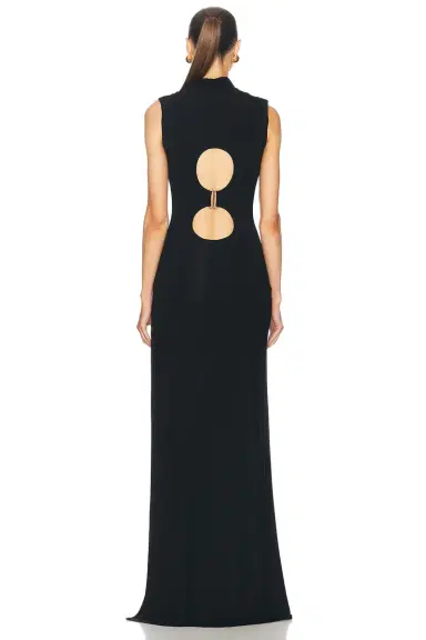 Sid Neigum Back Cutout Cowl Dress | Thumbnail 4 Sid Neigum Back Cutout Cowl Dress | Thumbnail 4