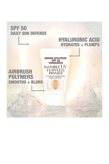 Charlotte Tilbury Broad Spectrum SPF 50 Sunscreen Invisible UV Flawless Poreless Primer | Thumbnail 5 Charlotte Tilbury Broad Spectrum SPF 50 Sunscreen Invisible UV Flawless Poreless Primer | Thumbnail 5