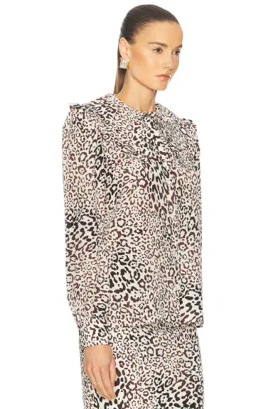 Alessandra Rich Long Sleeve Top | Thumbnail 2 Alessandra Rich Long Sleeve Top | Thumbnail 2