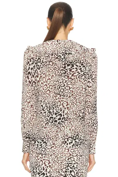Alessandra Rich Long Sleeve Top | Thumbnail 3 Alessandra Rich Long Sleeve Top | Thumbnail 3