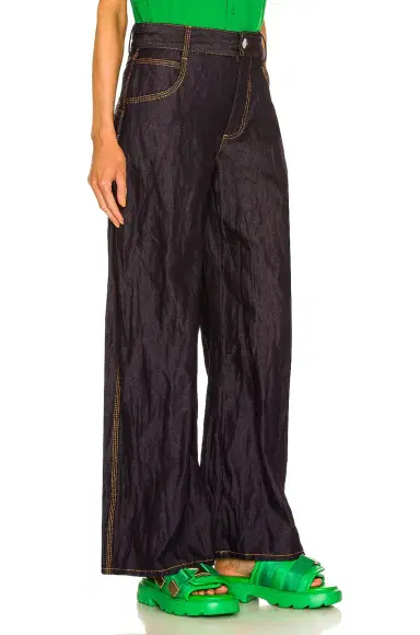 Bottega Veneta Metal Denim Twill Trouser | Thumbnail 2 Bottega Veneta Metal Denim Twill Trouser | Thumbnail 2