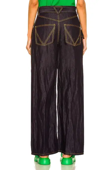 Bottega Veneta Metal Denim Twill Trouser | Thumbnail 3 Bottega Veneta Metal Denim Twill Trouser | Thumbnail 3