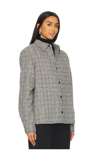 WAO Boucle Tweed Shirt Jacket | Thumbnail 2 WAO Boucle Tweed Shirt Jacket | Thumbnail 2
