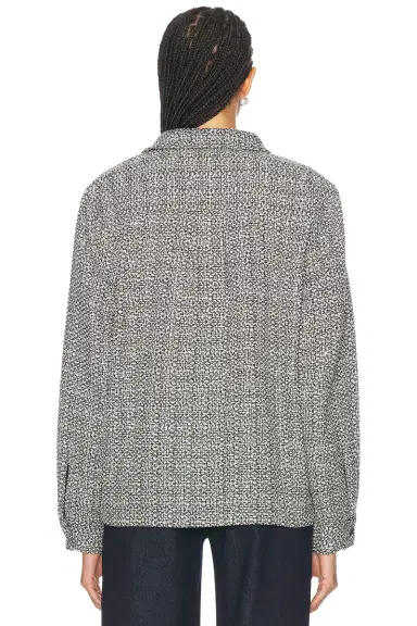WAO Boucle Tweed Shirt Jacket | Thumbnail 5 WAO Boucle Tweed Shirt Jacket | Thumbnail 5