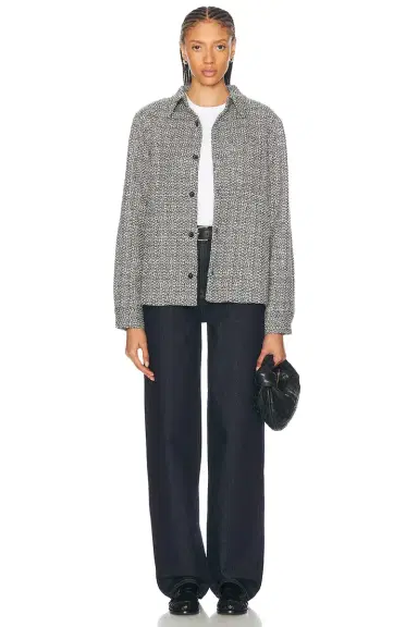 WAO Boucle Tweed Shirt Jacket | Thumbnail 7 WAO Boucle Tweed Shirt Jacket | Thumbnail 7
