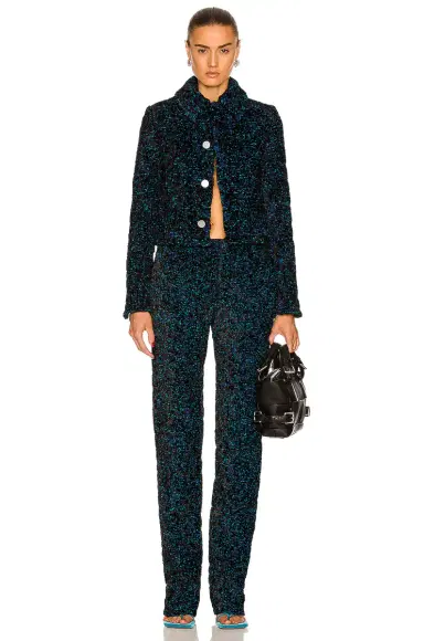 Bottega Veneta Blossom Chenille Boucle Trouser | Thumbnail 4 Bottega Veneta Blossom Chenille Boucle Trouser | Thumbnail 4