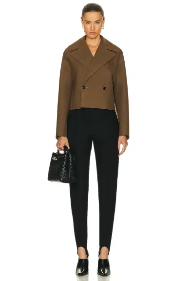 Bottega Veneta Structured Double Melange Trousers | Thumbnail 4 Bottega Veneta Structured Double Melange Trousers | Thumbnail 4