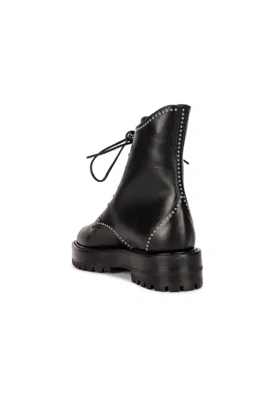 ALAÏA Leather Micro Oeillets Boots | Thumbnail 3 ALAÏA Leather Micro Oeillets Boots | Thumbnail 3