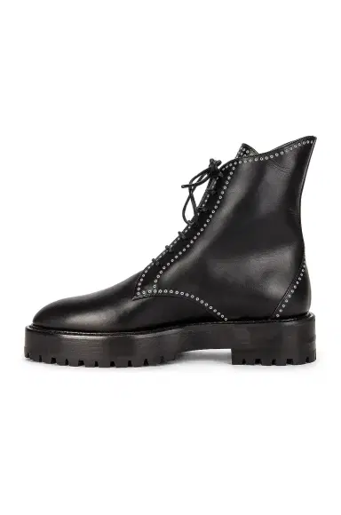 ALAÏA Leather Micro Oeillets Boots | Thumbnail 5 ALAÏA Leather Micro Oeillets Boots | Thumbnail 5