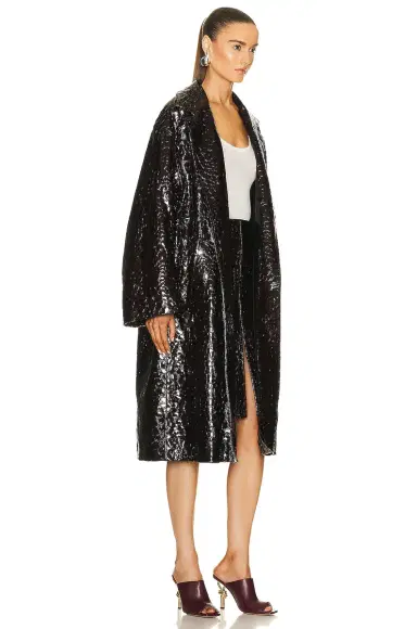 Bottega Veneta Croc Embossed Coat | Thumbnail 2 Bottega Veneta Croc Embossed Coat | Thumbnail 2