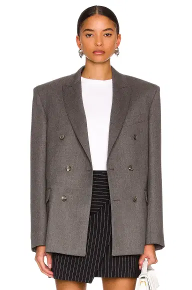 Wardrobe.NYC Double Breasted Blazer | Thumbnail 1 Wardrobe.NYC Double Breasted Blazer | Thumbnail 1