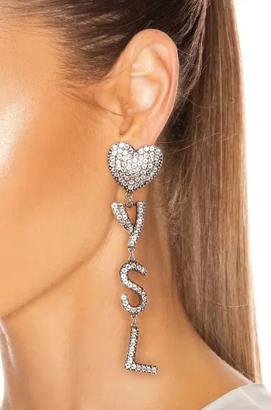 Saint Laurent YSL Earrings | Thumbnail 2 Saint Laurent YSL Earrings | Thumbnail 2