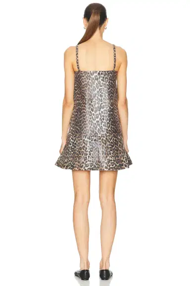 Ganni Sleeveless Mini Dress | Thumbnail 3 Ganni Sleeveless Mini Dress | Thumbnail 3