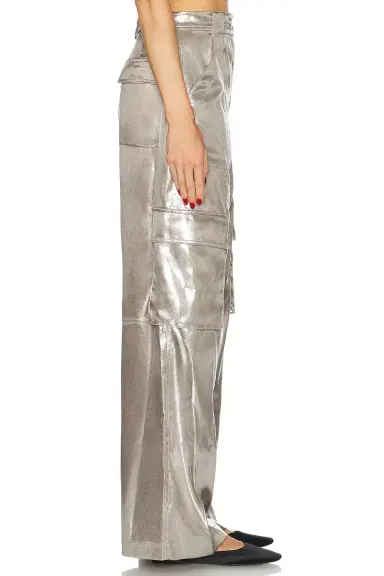 SIMKHAI Beatriz Wide Leg Cargo Pant | Thumbnail 3 SIMKHAI Beatriz Wide Leg Cargo Pant | Thumbnail 3
