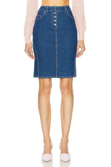 Dior Denim Skirt | Thumbnail 3 Dior Denim Skirt | Thumbnail 3