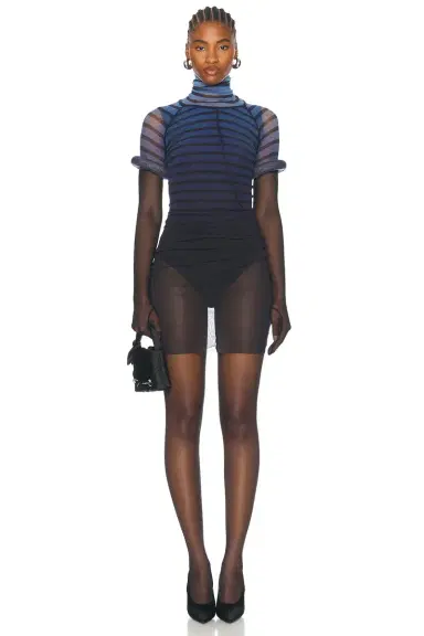 Jean Paul Gaultier 3d Collar Short Dress | Thumbnail 1 Jean Paul Gaultier 3d Collar Short Dress | Thumbnail 1