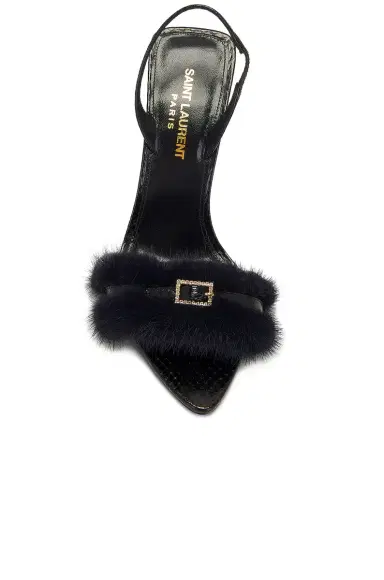 Saint Laurent Ilona Slingback Heels | Thumbnail 4 Saint Laurent Ilona Slingback Heels | Thumbnail 4