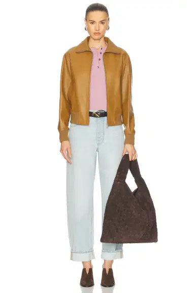 Bottega Veneta Cuffed Straight Leg Jeans | Thumbnail 5 Bottega Veneta Cuffed Straight Leg Jeans | Thumbnail 5