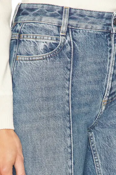 Bottega Veneta Cropped Kick Flare Leg Jeans | Thumbnail 6 Bottega Veneta Cropped Kick Flare Leg Jeans | Thumbnail 6