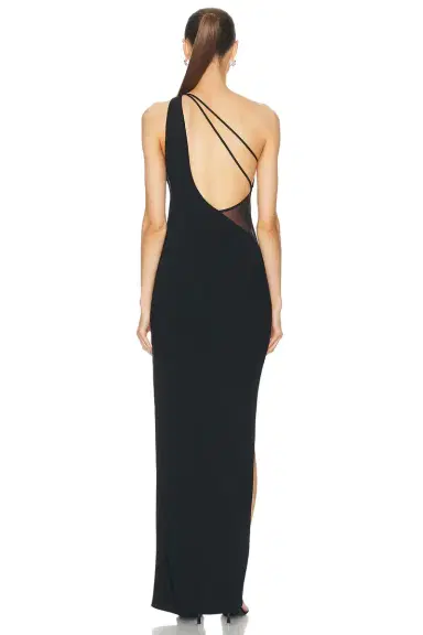 The Sei Curve Gown With Mesh Inset | Thumbnail 4 The Sei Curve Gown With Mesh Inset | Thumbnail 4