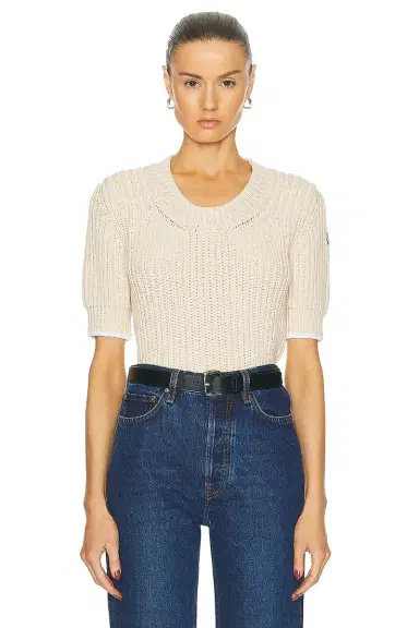 Moncler Crew Neck Sweater | Thumbnail 1 Moncler Crew Neck Sweater | Thumbnail 1