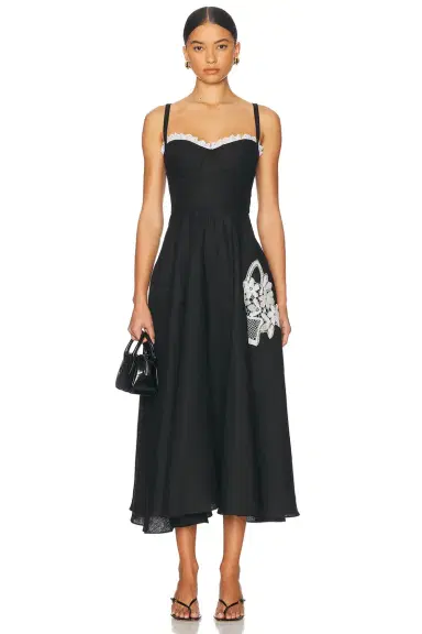 ALEJANDRA ALONSO ROJAS Bustier Maxi Dress | Thumbnail 3 ALEJANDRA ALONSO ROJAS Bustier Maxi Dress | Thumbnail 3
