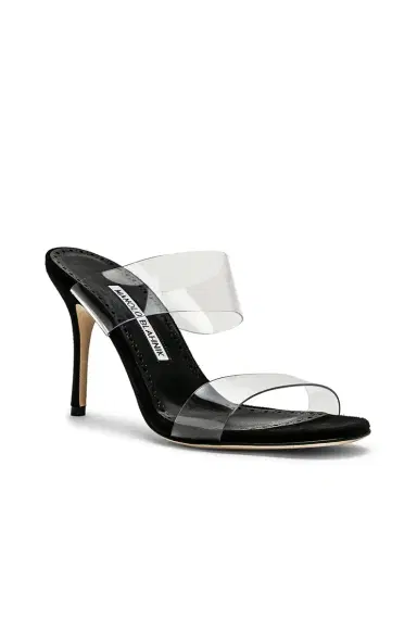 Manolo Blahnik PVC Scolto 90 Sandal | Thumbnail 2 Manolo Blahnik PVC Scolto 90 Sandal | Thumbnail 2