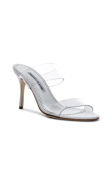 Manolo Blahnik PVC Scolto Sandals | Thumbnail 2 Manolo Blahnik PVC Scolto Sandals | Thumbnail 2