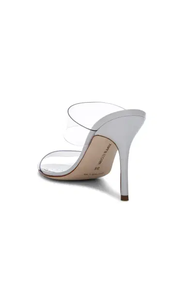 Manolo Blahnik PVC Scolto Sandals | Thumbnail 3 Manolo Blahnik PVC Scolto Sandals | Thumbnail 3