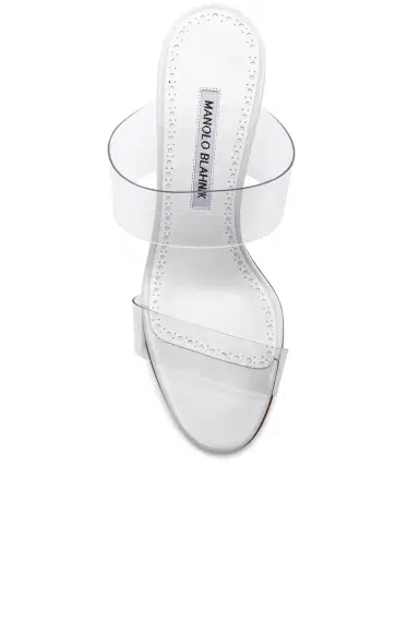 Manolo Blahnik PVC Scolto Sandals | Thumbnail 4 Manolo Blahnik PVC Scolto Sandals | Thumbnail 4