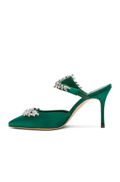 Manolo Blahnik Satin Lurum 90 Pump | Thumbnail 5 Manolo Blahnik Satin Lurum 90 Pump | Thumbnail 5