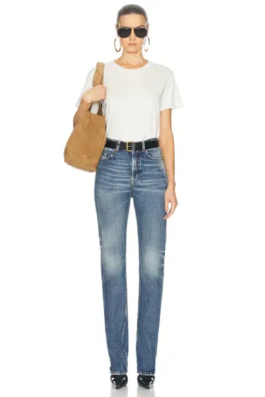 Saint Laurent 90s Slim Leg Jeans | Thumbnail 5 Saint Laurent 90s Slim Leg Jeans | Thumbnail 5