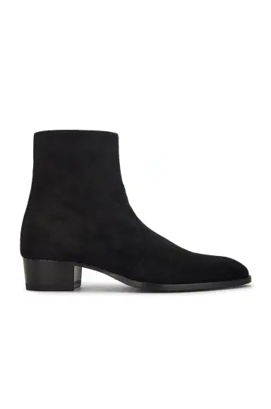 Saint Laurent Wyatt 40 Zipped Boot | Thumbnail 1 Saint Laurent Wyatt 40 Zipped Boot | Thumbnail 1
