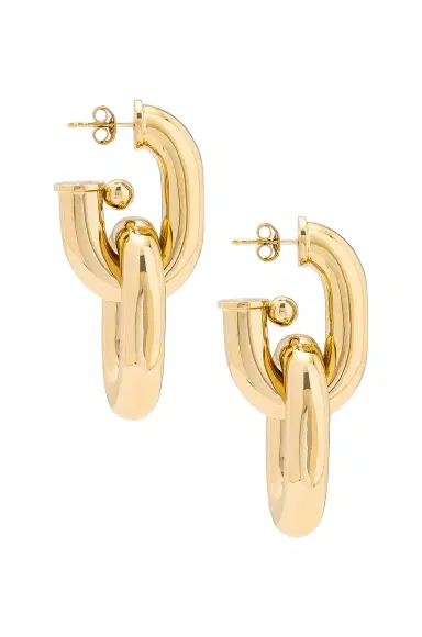Rabanne XL Link Hoop Earrings | Thumbnail 2 Rabanne XL Link Hoop Earrings | Thumbnail 2
