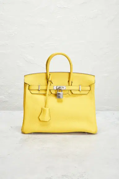 HERMÈS Taurillon Clemence Birkin 25 Handbag | Thumbnail 4 HERMÈS Taurillon Clemence Birkin 25 Handbag | Thumbnail 4