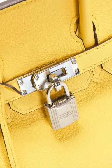 HERMÈS Taurillon Clemence Birkin 25 Handbag | Thumbnail 7 HERMÈS Taurillon Clemence Birkin 25 Handbag | Thumbnail 7