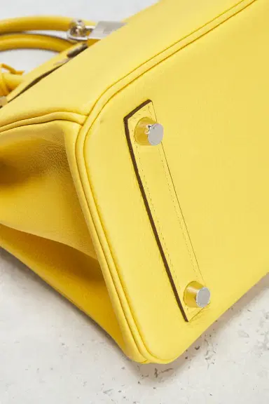 HERMÈS Taurillon Clemence Birkin 25 Handbag | Thumbnail 10 HERMÈS Taurillon Clemence Birkin 25 Handbag | Thumbnail 10