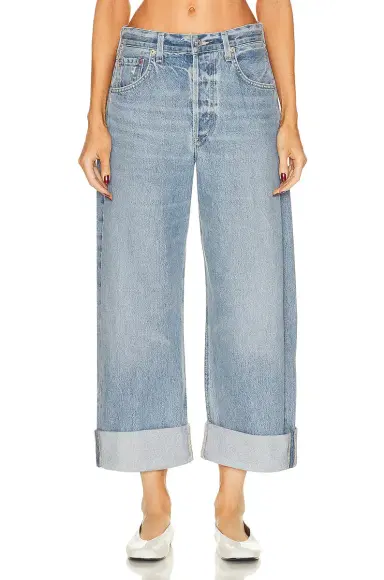 Citizens of Humanity Ayla Baggy Cuffed Crop Jeans | Thumbnail 3 Citizens of Humanity Ayla Baggy Cuffed Crop Jeans | Thumbnail 3