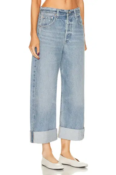 Citizens of Humanity Ayla Baggy Cuffed Crop Jeans | Thumbnail 4 Citizens of Humanity Ayla Baggy Cuffed Crop Jeans | Thumbnail 4