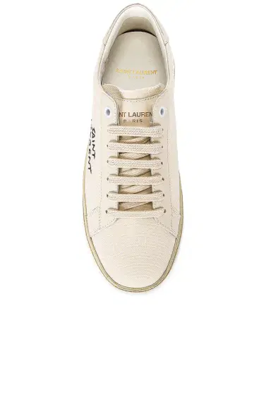 Saint Laurent Embroidered Sneakers | Thumbnail 4 Saint Laurent Embroidered Sneakers | Thumbnail 4