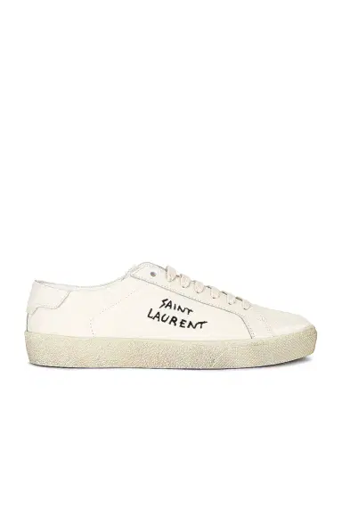 Saint Laurent Embroidered Sneakers | Thumbnail 1 Saint Laurent Embroidered Sneakers | Thumbnail 1