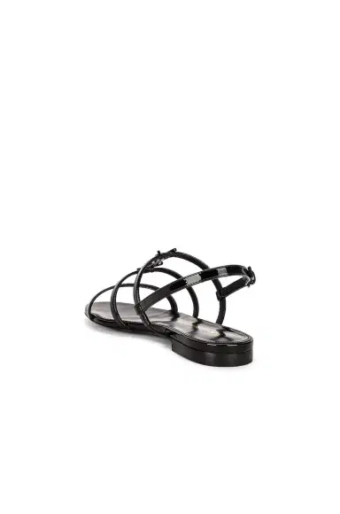Saint Laurent Cassandra Flat Sandal | Thumbnail 4 Saint Laurent Cassandra Flat Sandal | Thumbnail 4
