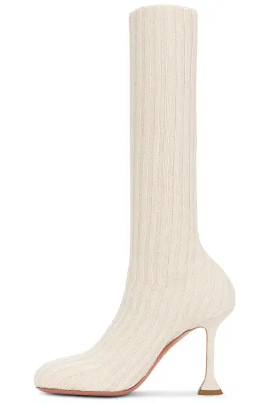 AMINA MUADDI Veneda Stretch 95 Fuzzy Knit Boot | Thumbnail 5 AMINA MUADDI Veneda Stretch 95 Fuzzy Knit Boot | Thumbnail 5