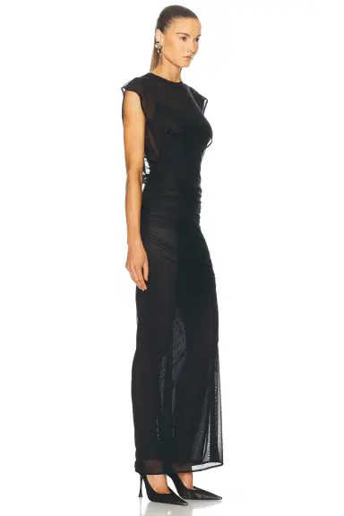 Jean Paul Gaultier Velvet Flock Long Dress | Thumbnail 2 Jean Paul Gaultier Velvet Flock Long Dress | Thumbnail 2