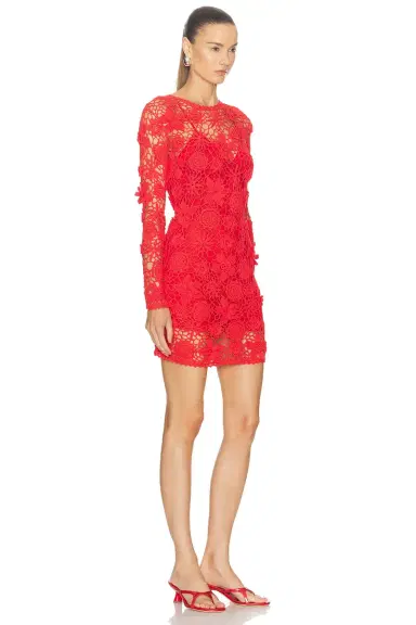 AKNVAS for FWRD Cece Crochet Mini Dress | Thumbnail 2 AKNVAS for FWRD Cece Crochet Mini Dress | Thumbnail 2