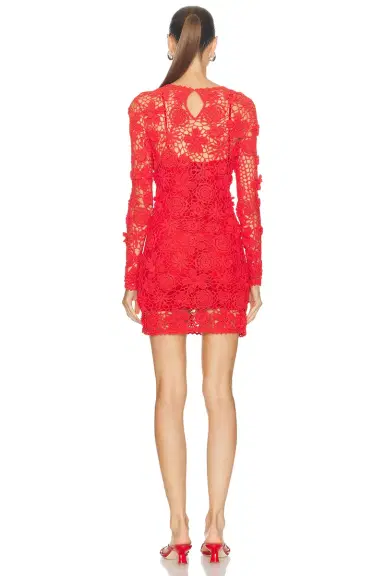 AKNVAS for FWRD Cece Crochet Mini Dress | Thumbnail 3 AKNVAS for FWRD Cece Crochet Mini Dress | Thumbnail 3