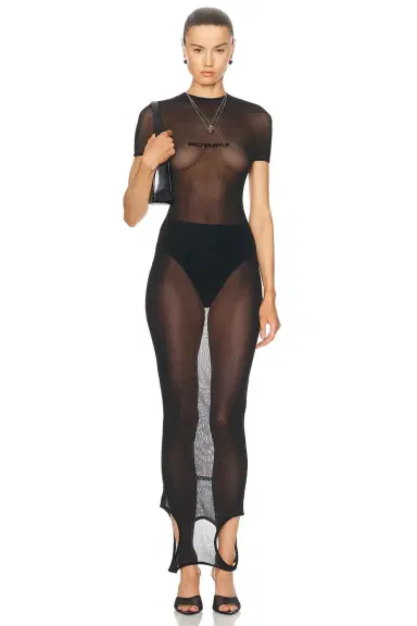 Jean Paul Gaultier X Shayne Oliver Mesh Double Side Dress | Thumbnail 1 Jean Paul Gaultier X Shayne Oliver Mesh Double Side Dress | Thumbnail 1