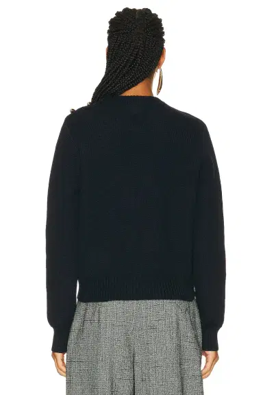 Bottega Veneta Dry Wool Rib Sweater | Thumbnail 4 Bottega Veneta Dry Wool Rib Sweater | Thumbnail 4